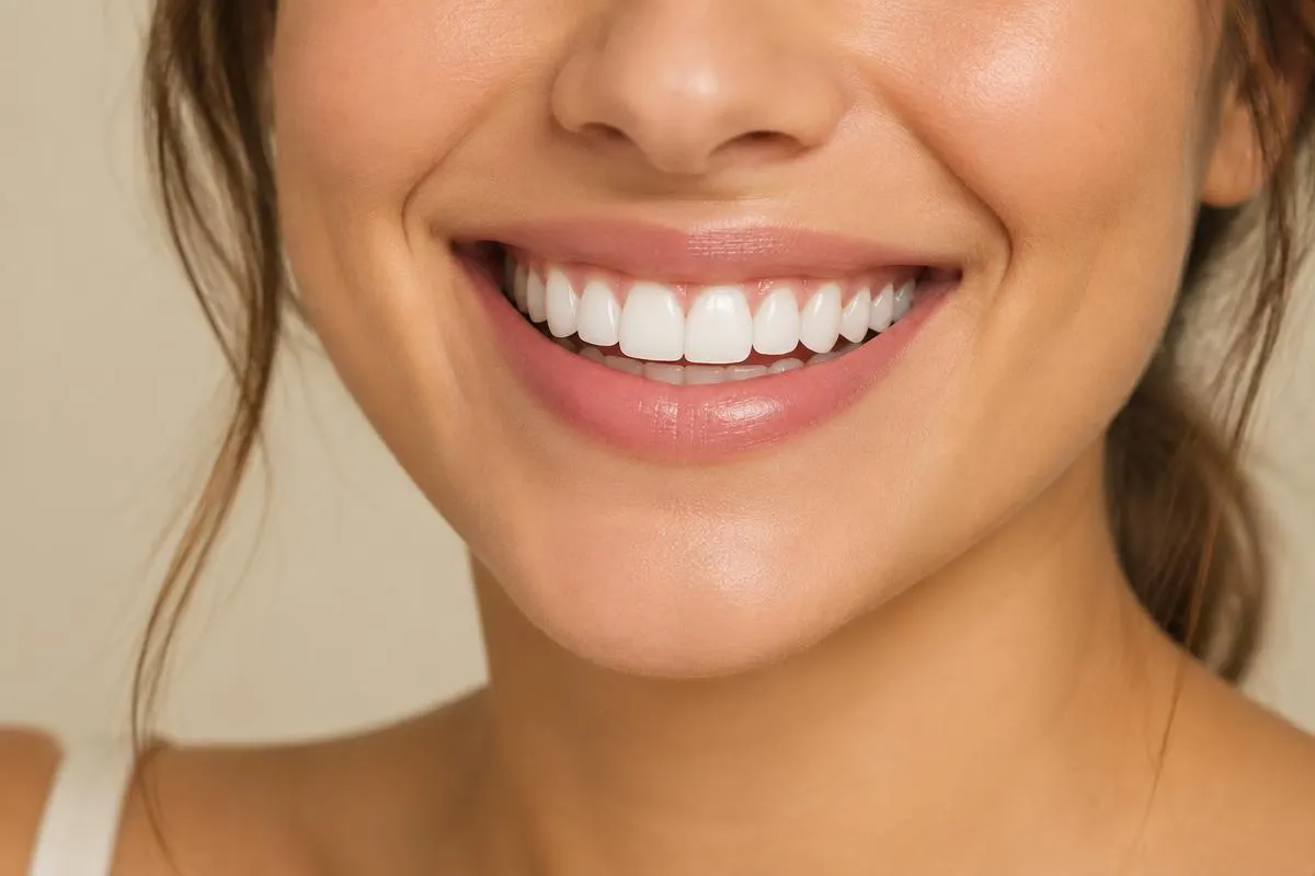 Sorriso depois do tratamento (imagem ilustrativa)