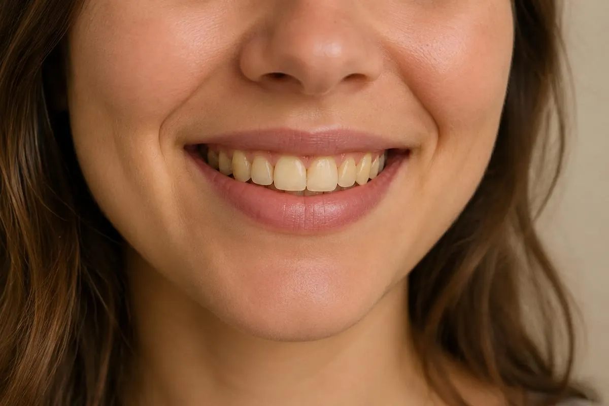 Sorriso antes do tratamento (imagem ilustrativa)